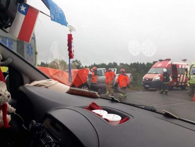 Grave accidente carretero deja cuatro muertos en Chiloé