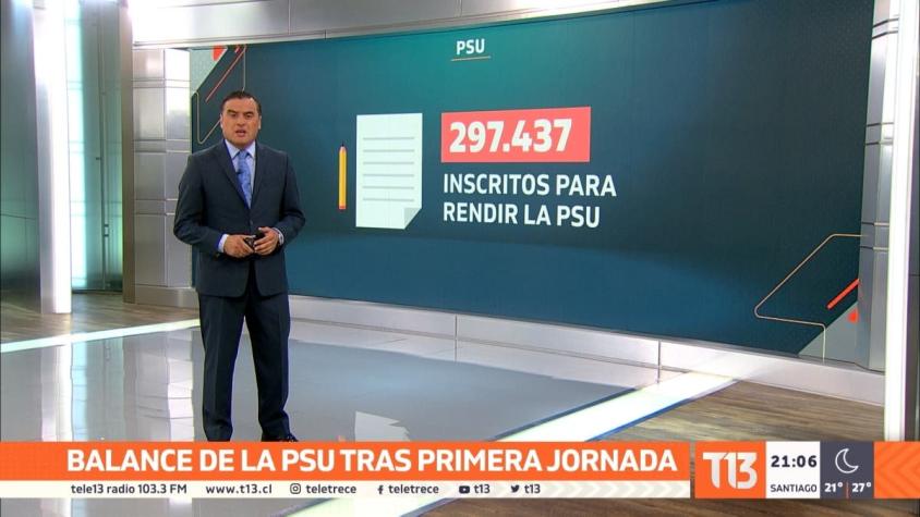 [VIDEO] El balance de la PSU tras primera jornada