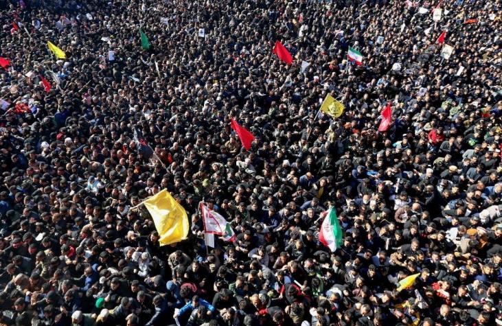 Más de 30 muertos deja una estampida durante funeral de Soleimani en Irán