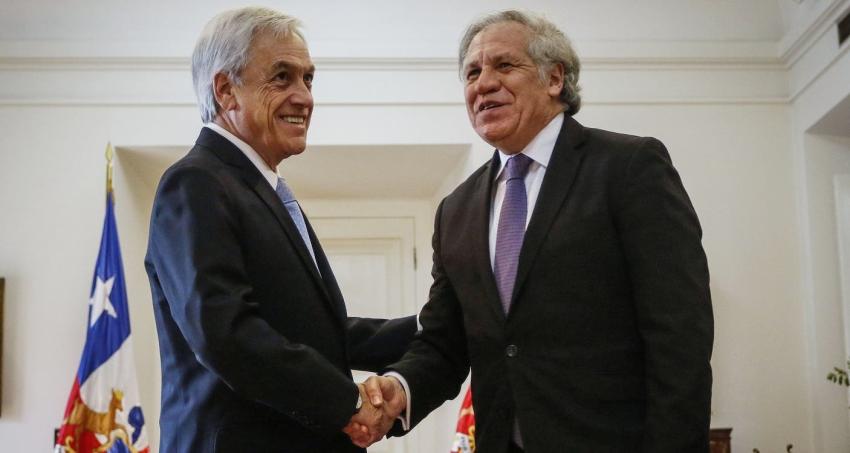 OEA por rol del Presidente Piñera: "Ha defendido con eficiencia el orden público"