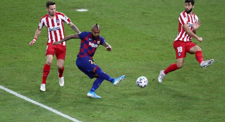 "Enorme": Vidal se roba los elogios a pesar de la eliminación de Barcelona en la Supercopa de España