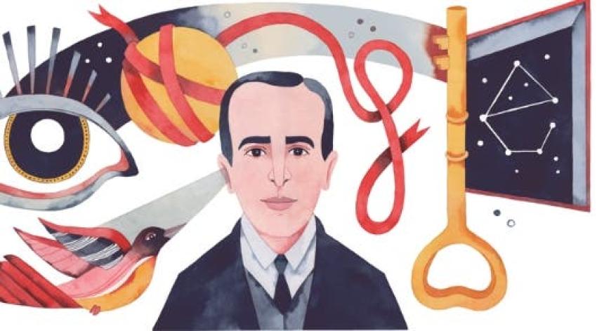"El poeta es un pequeño Dios": Google celebra a Vicente Huidobro a 127 años de su nacimiento