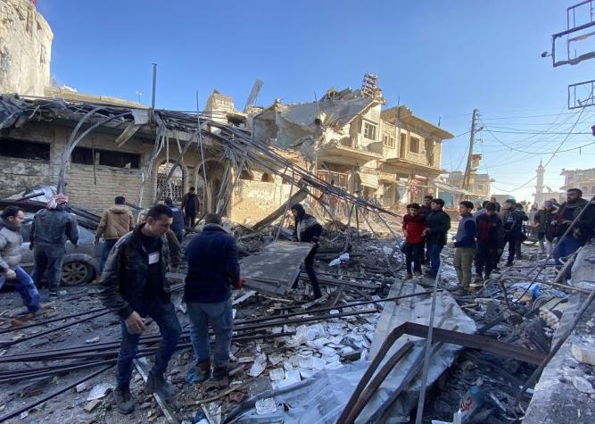 Dieciocho civiles mueren en bombardeo del régimen sirio en la provincia de Idlib