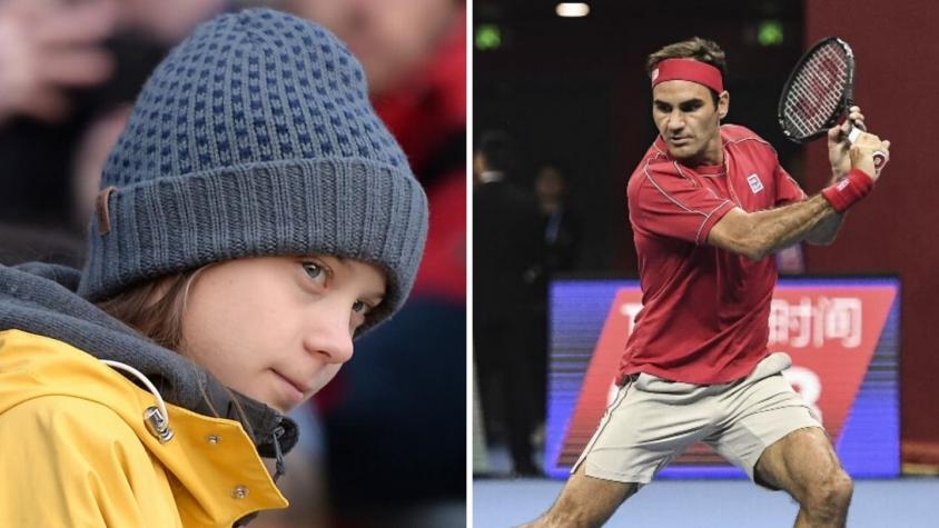La defensa de Federer ante críticas de Greta Thunberg: "Me tomo muy en serio el cambio climático"