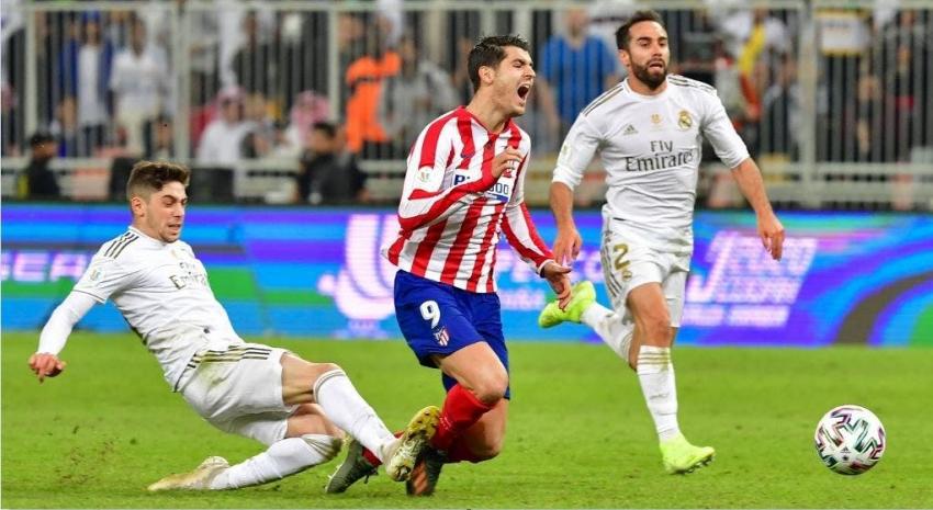 Brutal patada de Valverde a Morata le da el título de Supercopa de España al Real Madrid