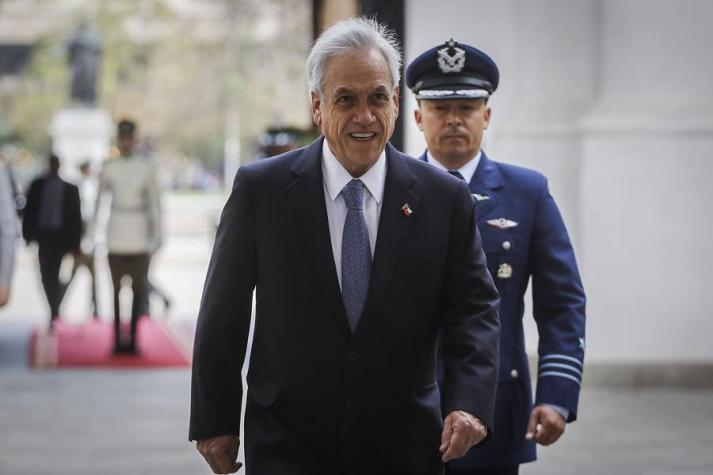 Presidente Piñera "valora" aprobación de "necesaria" Ley Antisaqueos en el Senado