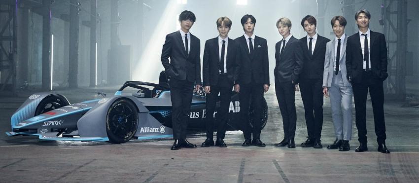 BTS: Una de las bandas de K-Pop más exitosas se une a la Fórmula E por un futuro más limpio