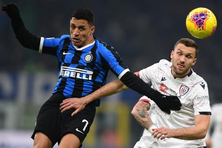 Un amargo empate ante el Lecce marca el retorno de Alexis con el Inter en la Serie A