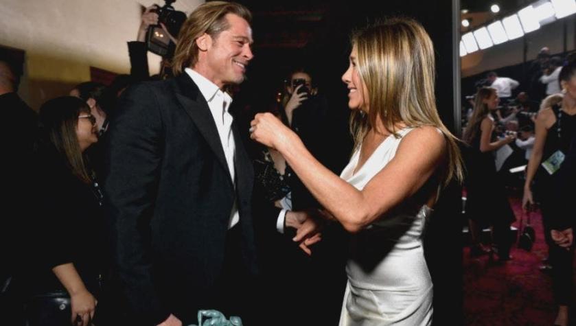 [VIDEO] El reencuentro de Jennifer Aniston y Brad Pitt en los premios SAG