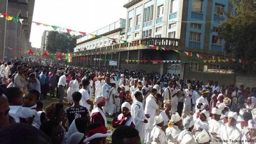 Diez fallecidos por un derrumbe durante fiesta religiosa en Etiopía