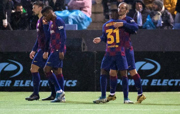 FC Barcelona logra sufrida victoria en Copa del Rey ante el modesto Ibiza con Vidal en cancha