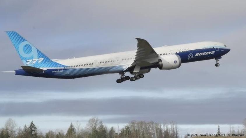El 777X de Boeing realiza su primer vuelo de prueba