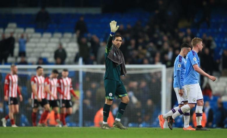 Con gran actuación de Claudio Bravo: Manchester City arrasa con el Fulham y avanza en la FA Cup