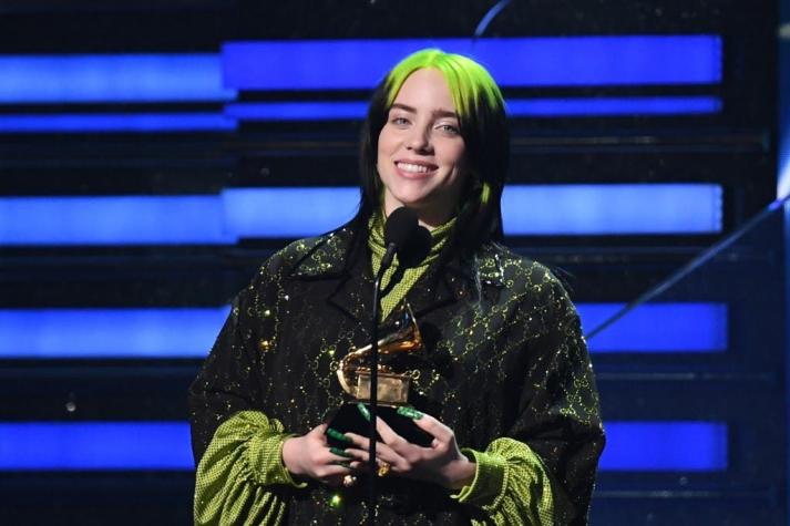 Billie Eilish hace historia al ganar el Grammy a "mejor canción del año" por "Bad Guy"