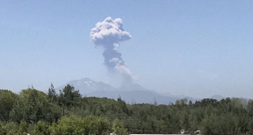 [VIDEO] Pulso eruptivo se registra en complejo volcánico Nevados de Chillán