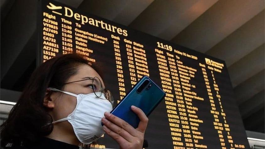 Coronavirus: grandes aerolíneas internacionales suspenden sus vuelos a China