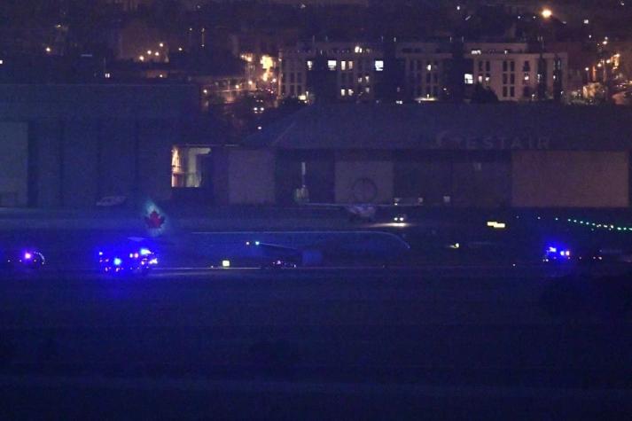 Aterrizaje exitoso de avión Air Canada en aeropuerto de Barajas tras emergencia por daños en rueda
