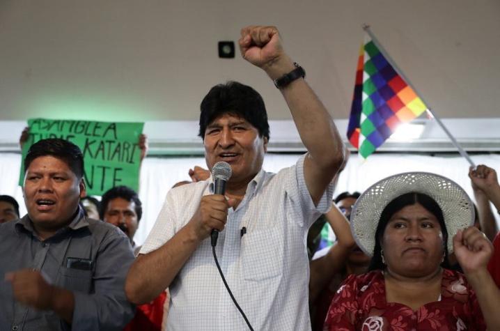Evo Morales formaliza candidatura al Senado de Bolivia