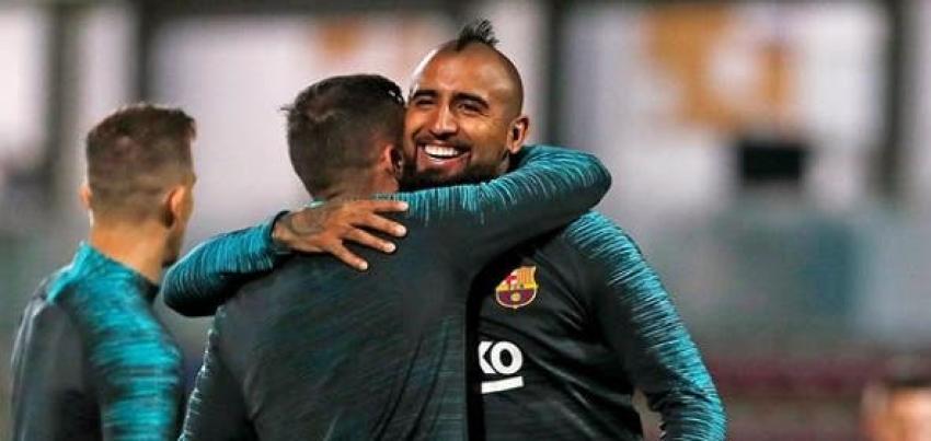 Vidal acelera su recuperación en FC Barcelona para no perder pisada en su lucha por la titularidad
