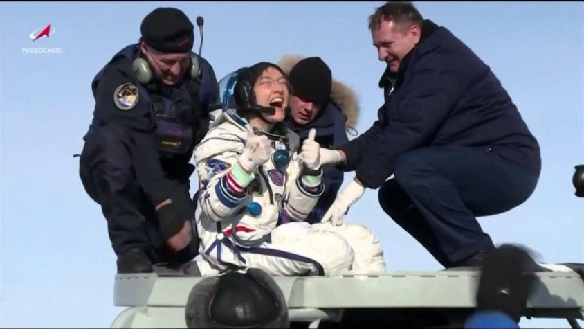 [VIDEO] Astronauta de la NASA regresa a la tierra tras misión récord