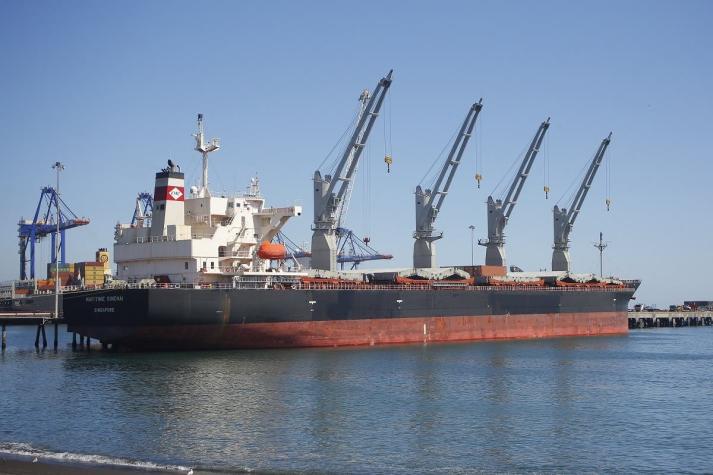 Seremi de Salud adoptó medidas de seguridad por barco proveniente de China en puerto de Coronel