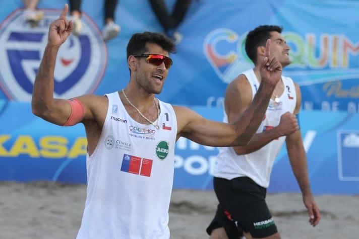 ¡Campeones!: Primos Grimalt derrotan a la dupla brasileña en final de Sudamericano de vóleibol playa