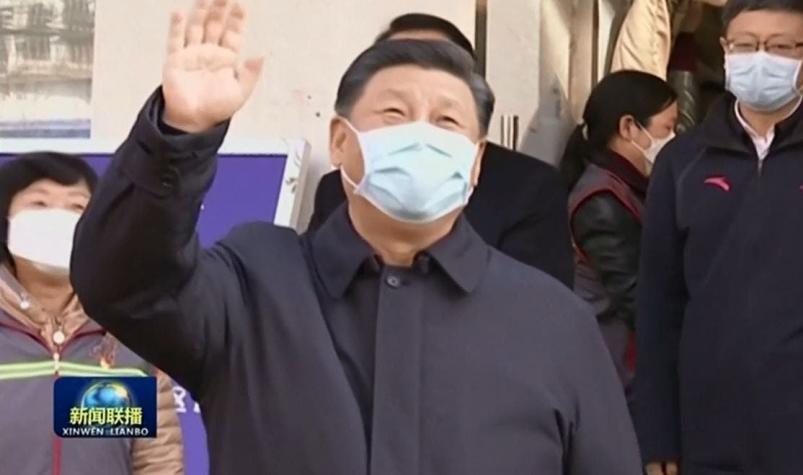 Coronavirus: Presidente Xi Jinping aparece públicamente con mascarilla