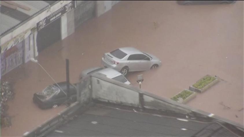 [VIDEO] Sao Paulo paralizado por inundaciones tras fuerte temporal