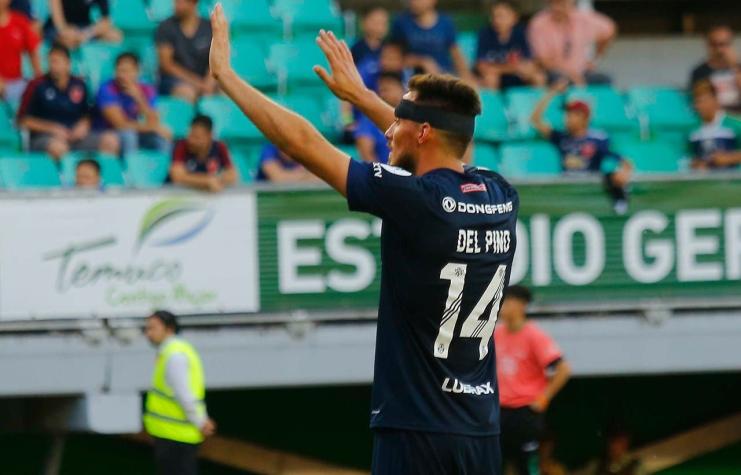 [VIDEO]  El VAR lo ratificó: Del Pino es expulsado ante Wanderers y deja a los "azules" con 9