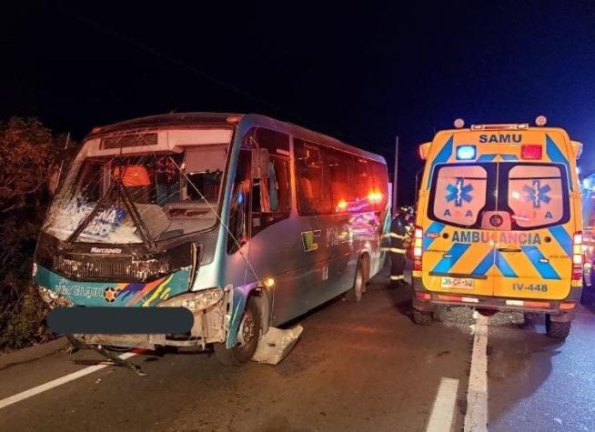 [FOTOS] Dos personas mueren en un accidente de tránsito en La Serena