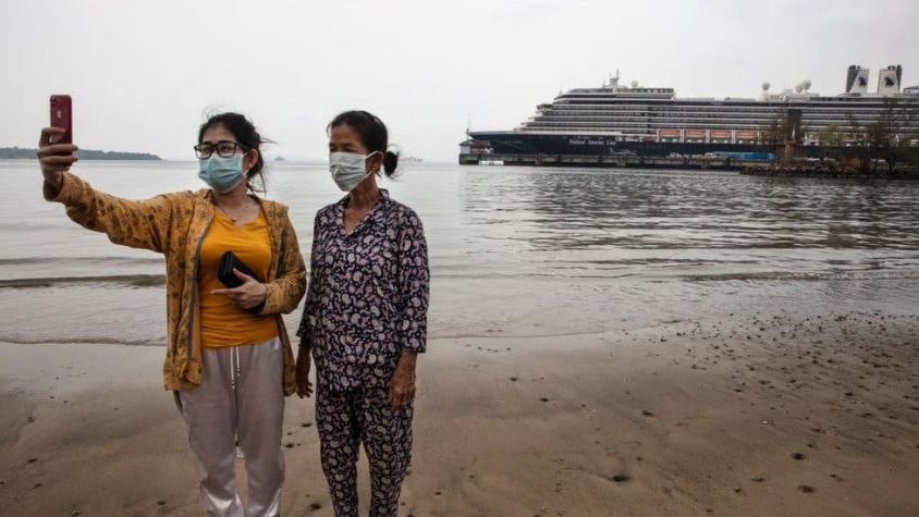 Coronavirus: Westerdam, el crucero "paria" busca a cientos de pasajeros que desembarcaron en Camboya