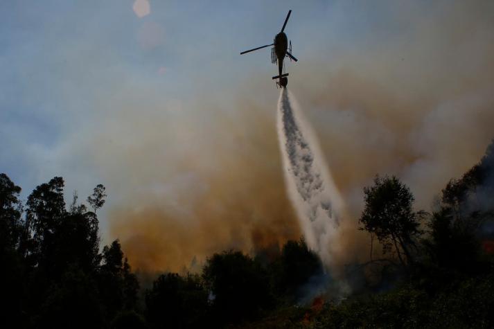 Conaf por incendio de Parque Siete Tazas: "Es el más grande que hemos tenido en esta temporada"