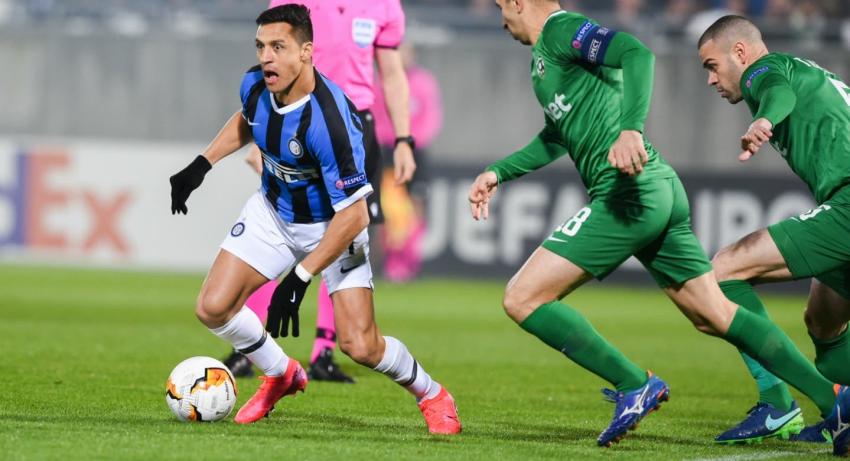 Alexis Sánchez es titular en revancha entre el Inter y Ludogorets por la Europa League