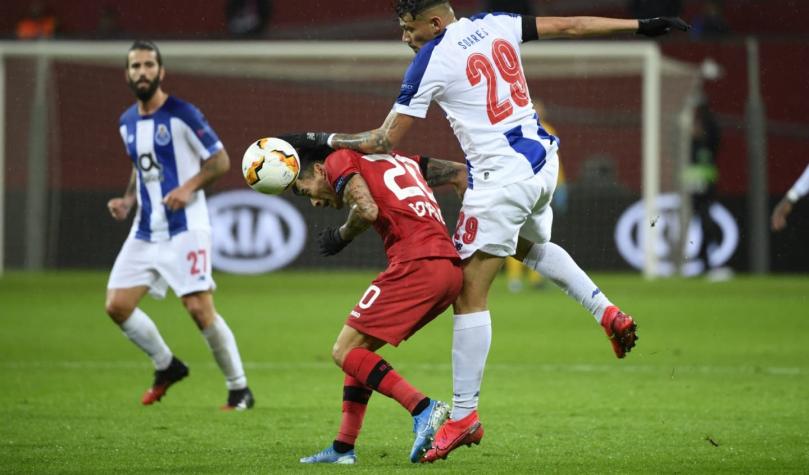 Bayer Leverkusen con Aránguiz en cancha da el primer golpe ante el Porto en la Europa League