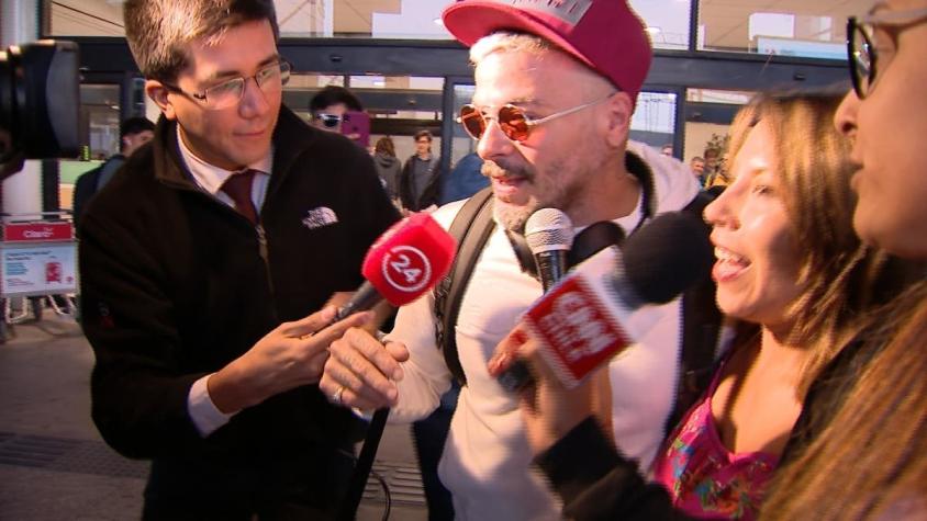 [VIDEO] "Alegría": Así fue la llegada de Pedro Capó a Chile para ser parte de Viña 2020