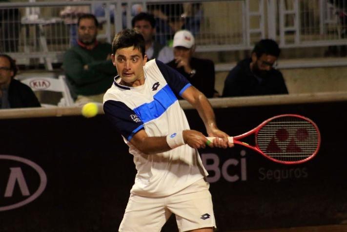Tomás Barrios gana su primer partido ATP y avanza en el Chile Open