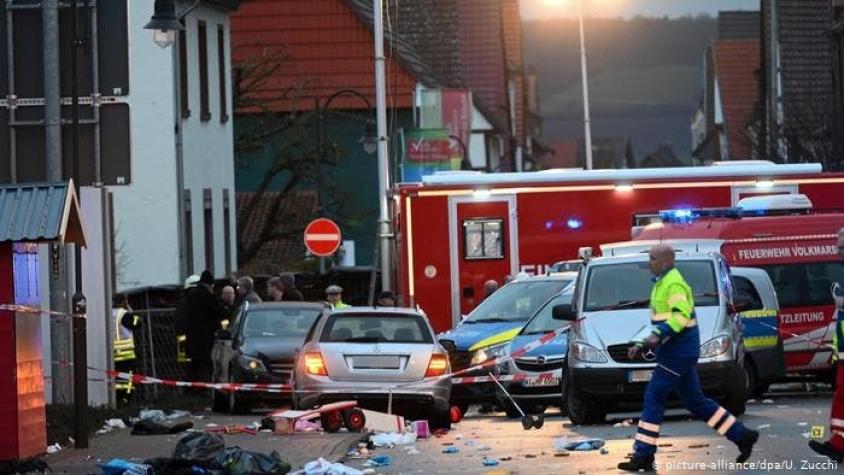 52 heridos en el atropello masivo en Alemania: 18 son niños