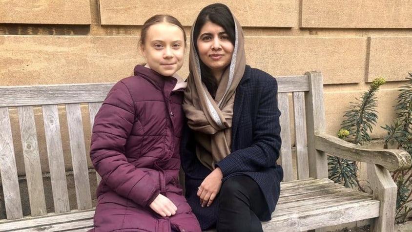 Greta Thunberg "es la única amiga por la que faltaría a clases", dice la premio nobel Malala