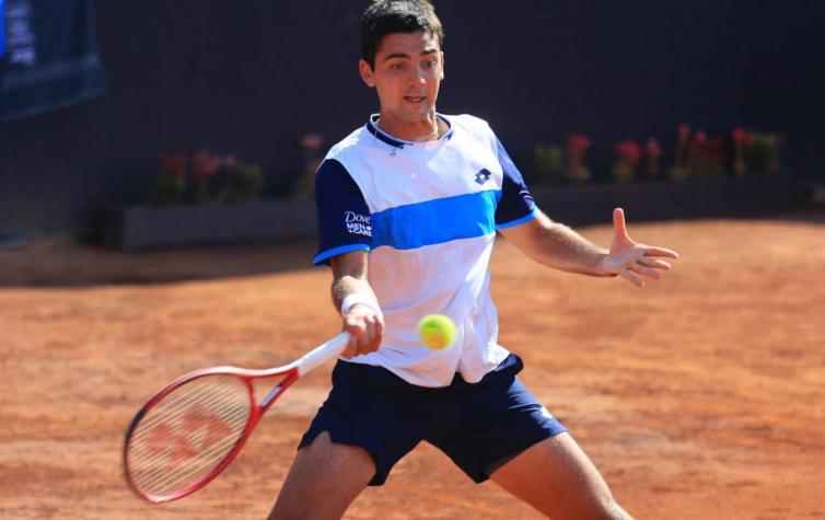 Tomás Barrios pierde ante el boliviano Hugo Dellien y se despide del ATP de Santiago