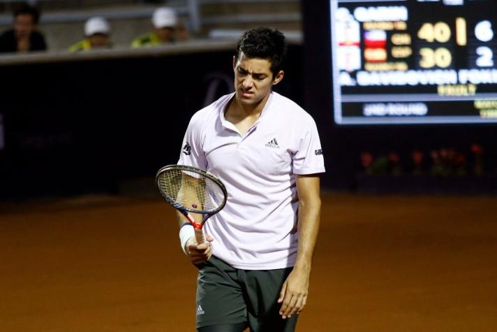 La espalda complica a Cristian Garín en el ATP de Santiago