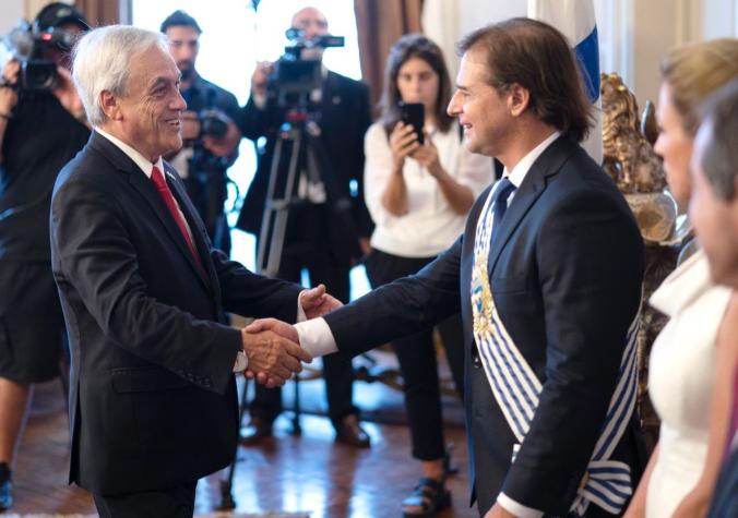 "Le deseo el mayor de los éxitos": El mensaje de Piñera al nuevo presidente de Uruguay