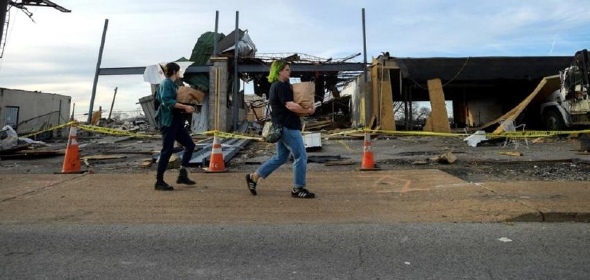 Celebridades envían mensaje de apoyo a víctimas del tornado de Tennessee en Estados Unidos