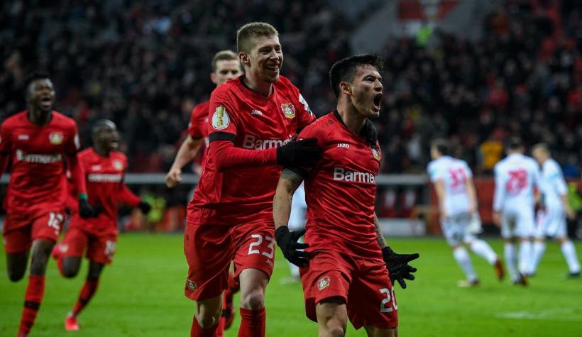 [VIDEO] El gol de Charles Aránguiz que le dio el triunfo al Leverkusen en la Copa de Alemania