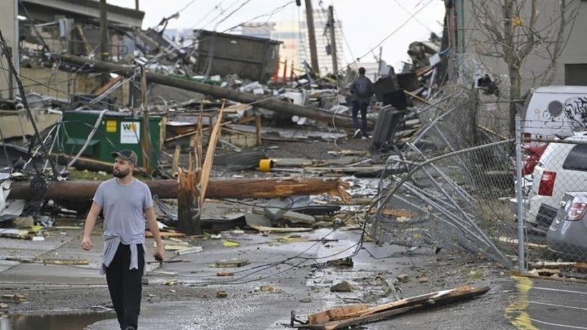 [FOTOS] Tornado en Nashville: las imágenes de la destrucción en Tennessee