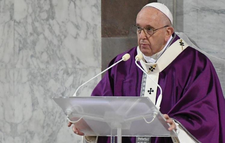 Papa Francisco hará misa dominical por streaming para evitar riesgos de propagación del COVID-19