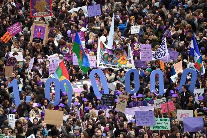 Desde Sudán, India y España: Marchas feministas por el 8M se desarrollan en todo el mundo