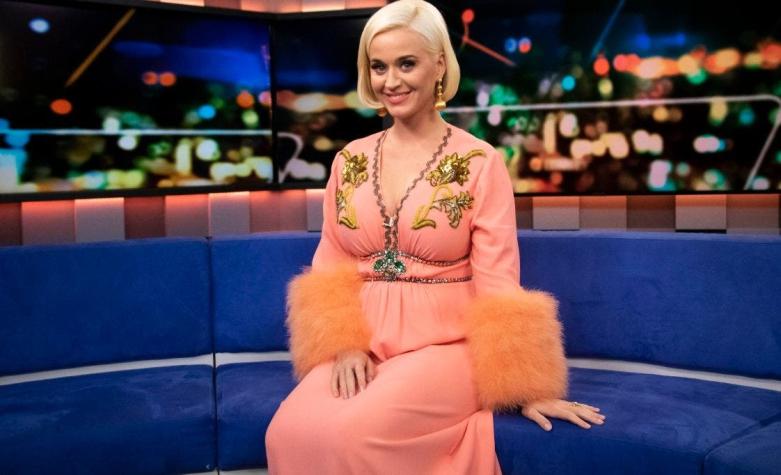 Ya canta embarazada: Así lució Katy Perry presentando su último single en programa de televisión