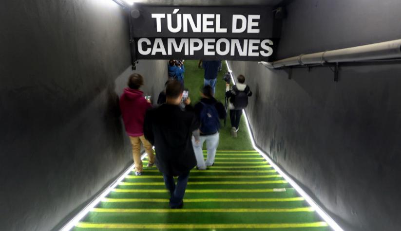 [VIDEO] ¿Te has preguntado cómo es la salida de los equipos a la cancha por el túnel del Monumental?
