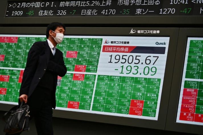Bolsa de Tokio cierra con fuerte baja luego del anuncio de Trump sobre coronavirus