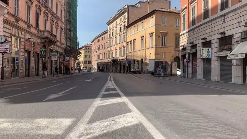 [VIDEO] Roma solitaria y vacía por culpa del coronavirus
